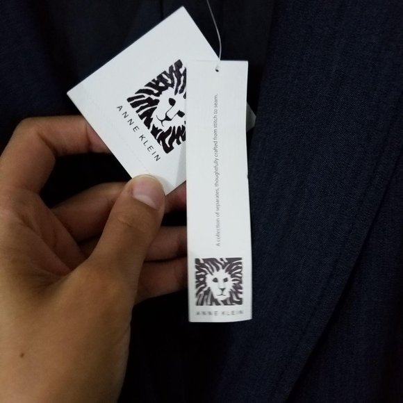 ANNE KLEIN Denim Blazer - Picture 7 of 8